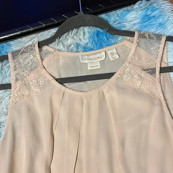 Cynthia rowley 100% silk medium - Picture 3 of 5